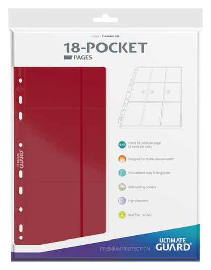 Ultimate Guard 18-Pocket Pages Side-Loading (10 stk)