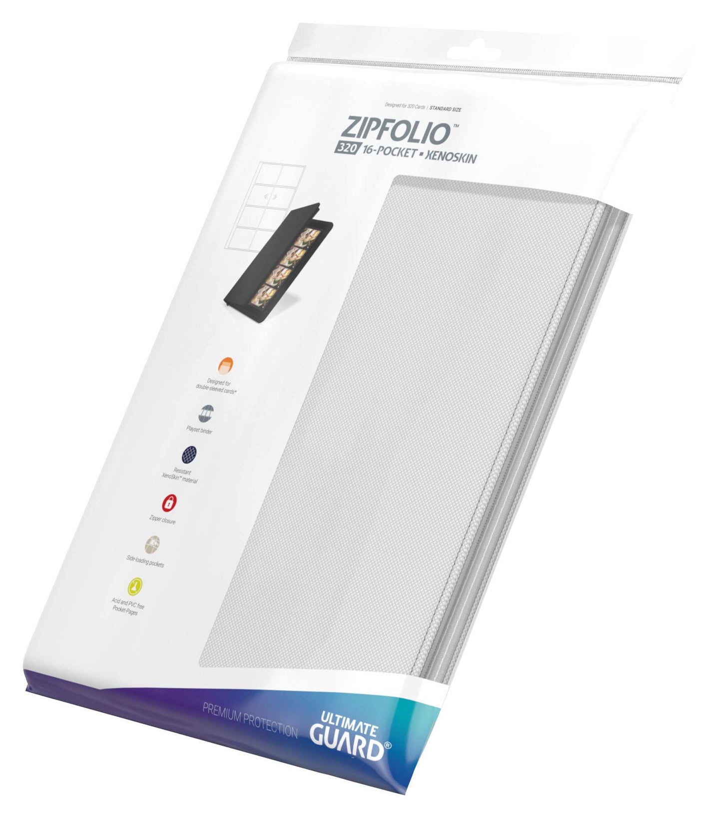 Ultimate Guard Zipfolio 320 - 16 Pocket XenoSkin Album