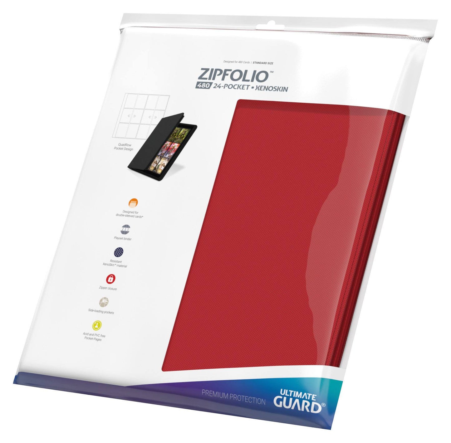 Ultimate Guard Quadrow Zipfolio 480 - 24 Pocket XenoSkin Album