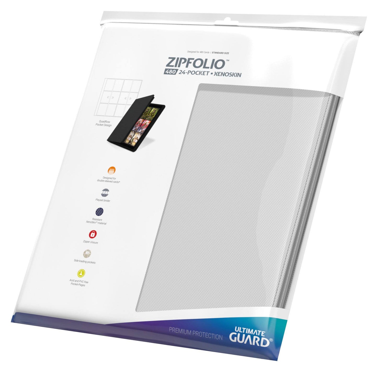 Ultimate Guard Quadrow Zipfolio 480 - 24 Pocket XenoSkin Album