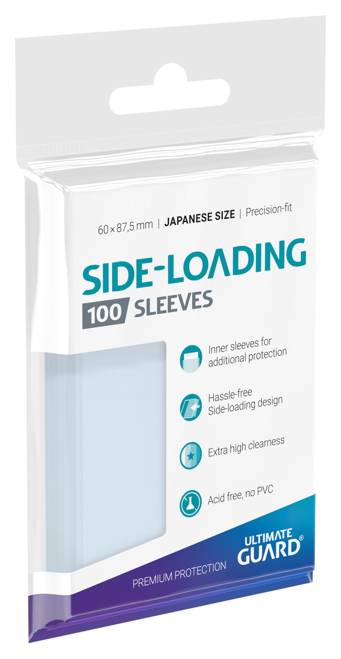 Ultimate Guard Precise-Fit Sleeves Japanese Size (100) - Side-Loading