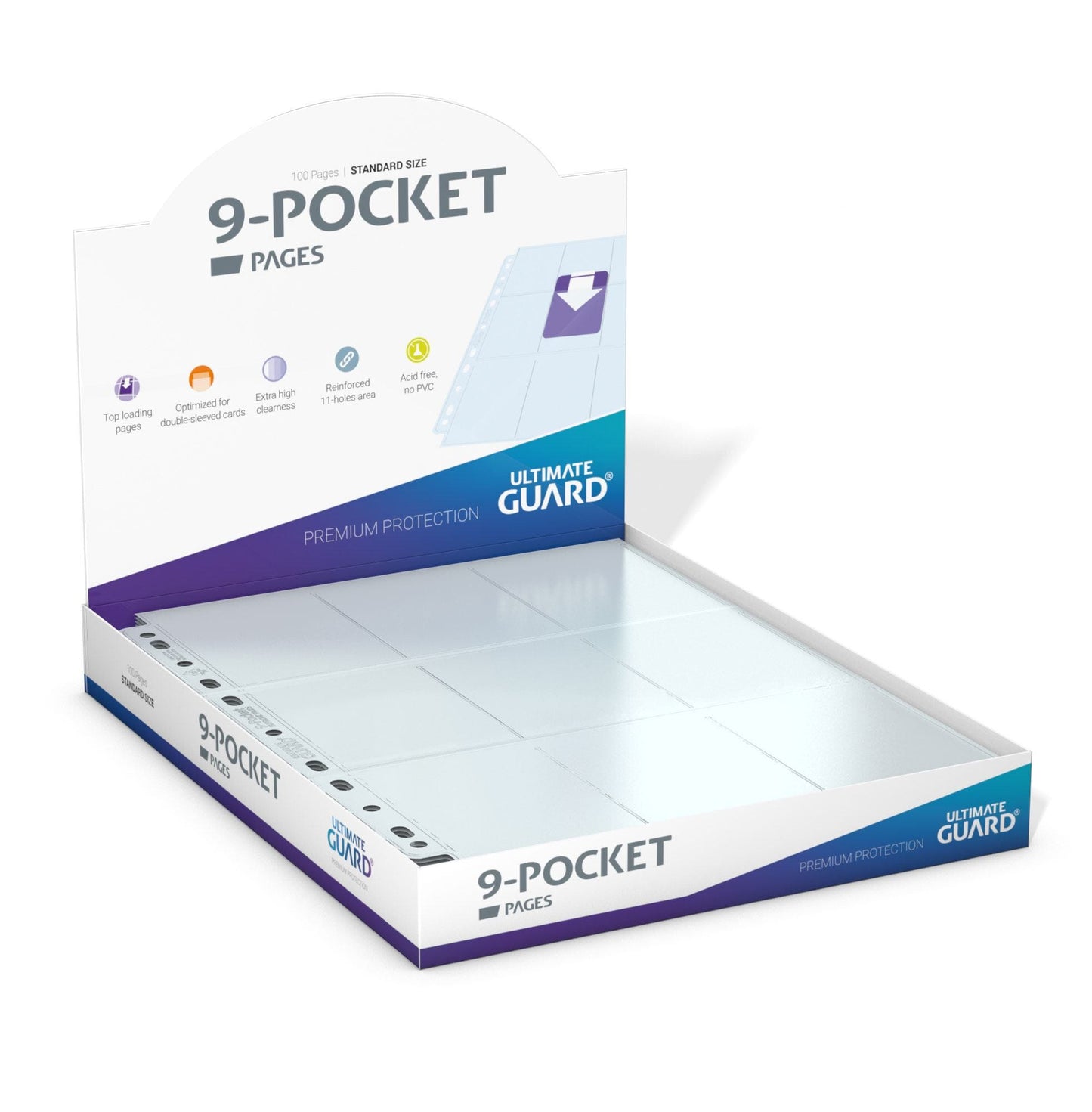 Ultimate Guard 9-Pocket Pages Top-Loading (100)