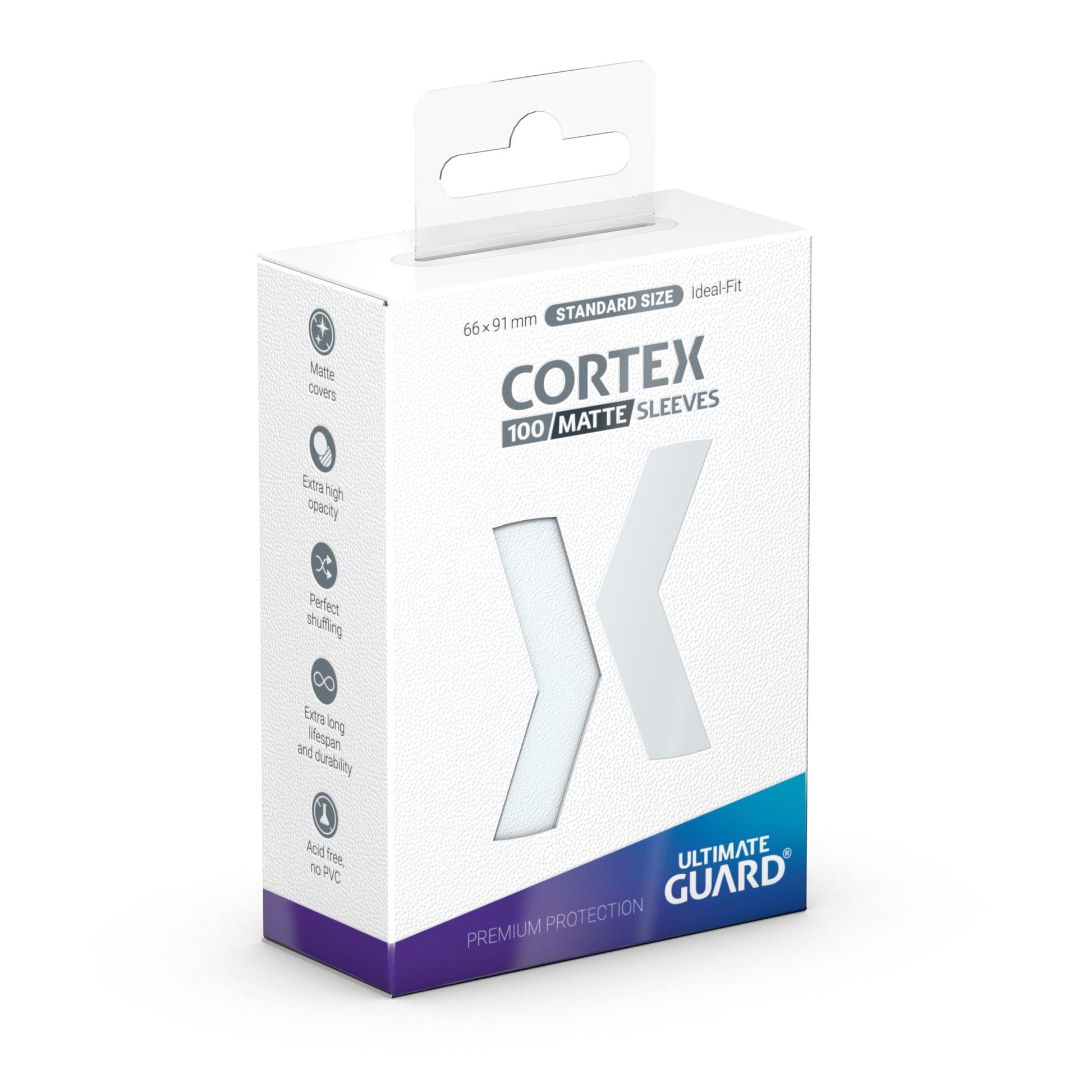 Ultimate Guard Cortex Sleeves Matte (100 stk) - Clear