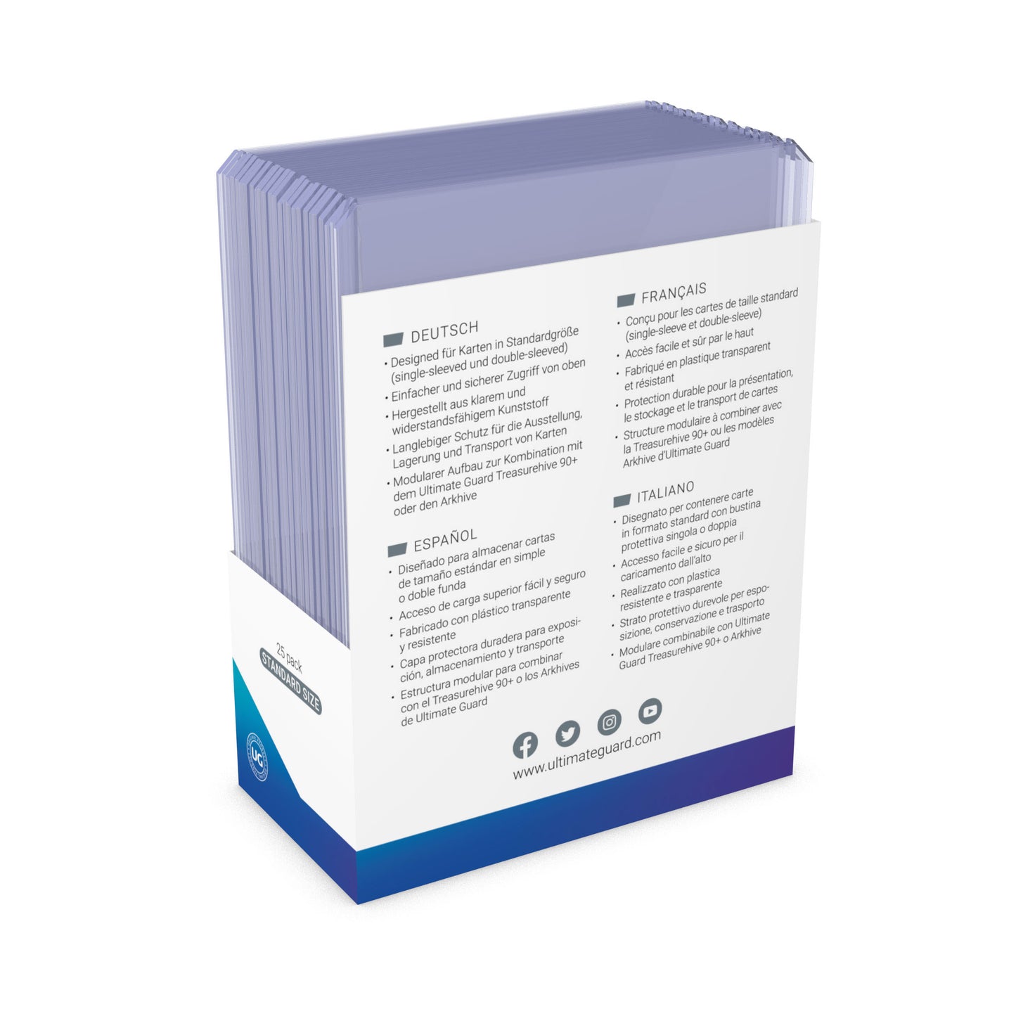 Ultimate Guard Card Covers 35pt Toploader (25)