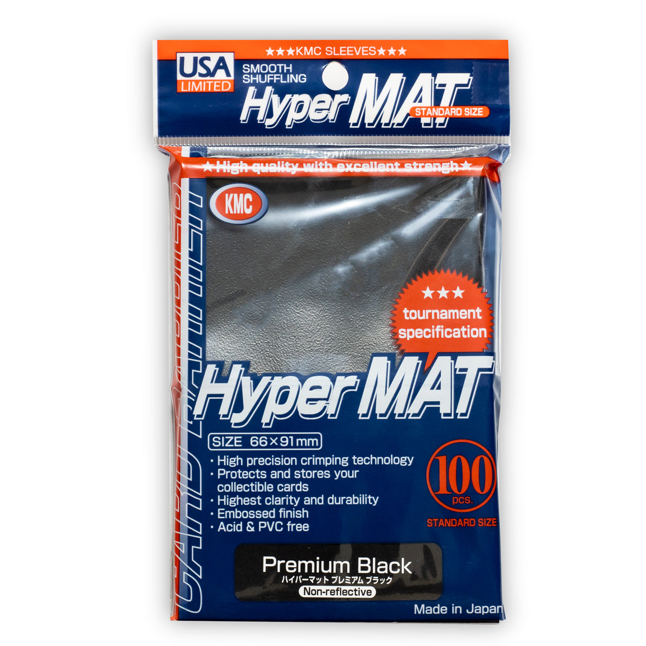 KMC Standard Hyper Matte Sleeves (80)