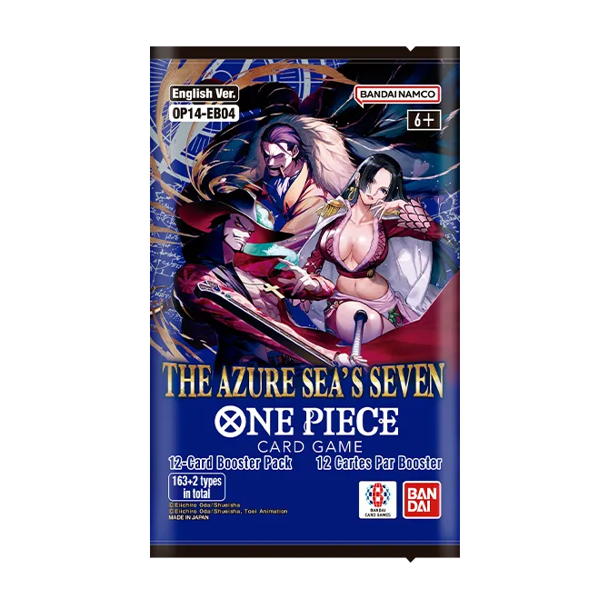 One Piece OP14 The Azure Sea's Seven Booster Pakke
