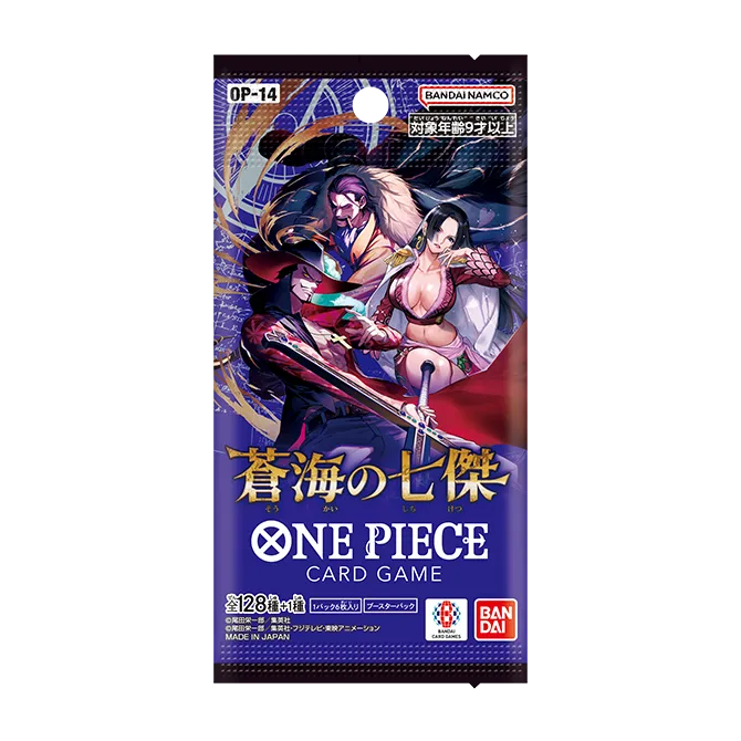 One Piece OP-14 The Azure Sea's Seven Japansk Booster Pakke