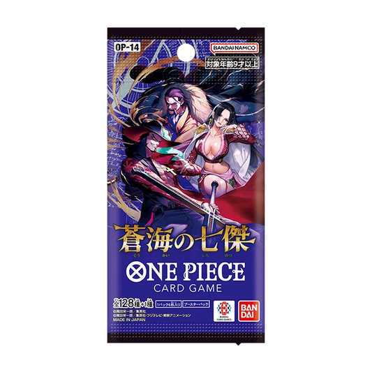 One Piece OP-14 The Azure Sea's Seven Japansk Booster Pakke