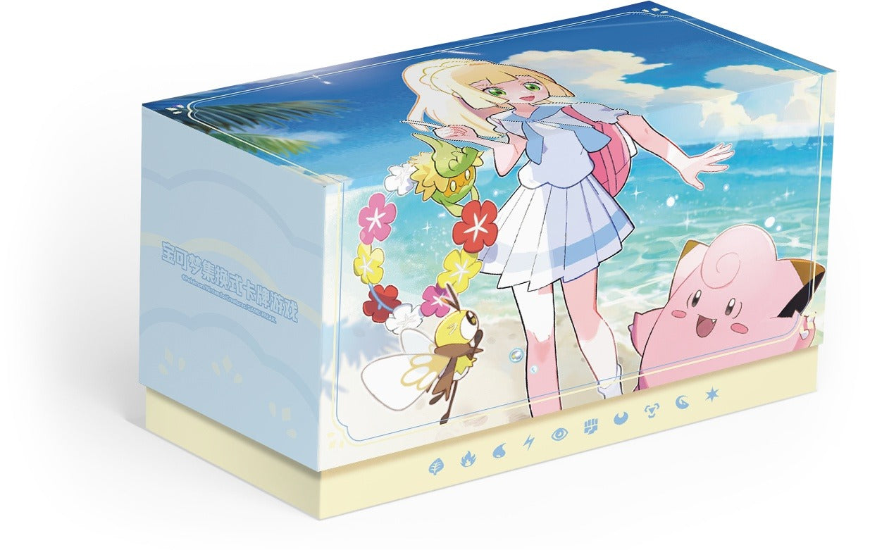 Pokemon Lillie's Kinesisk Battle Box – esken sett forfra