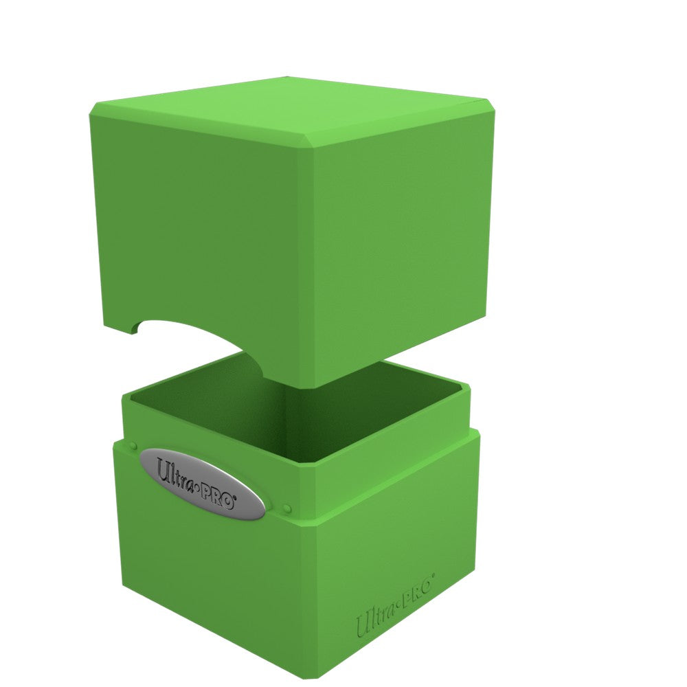 Ultra Pro Deck Box - Satin Cube - Lime Green