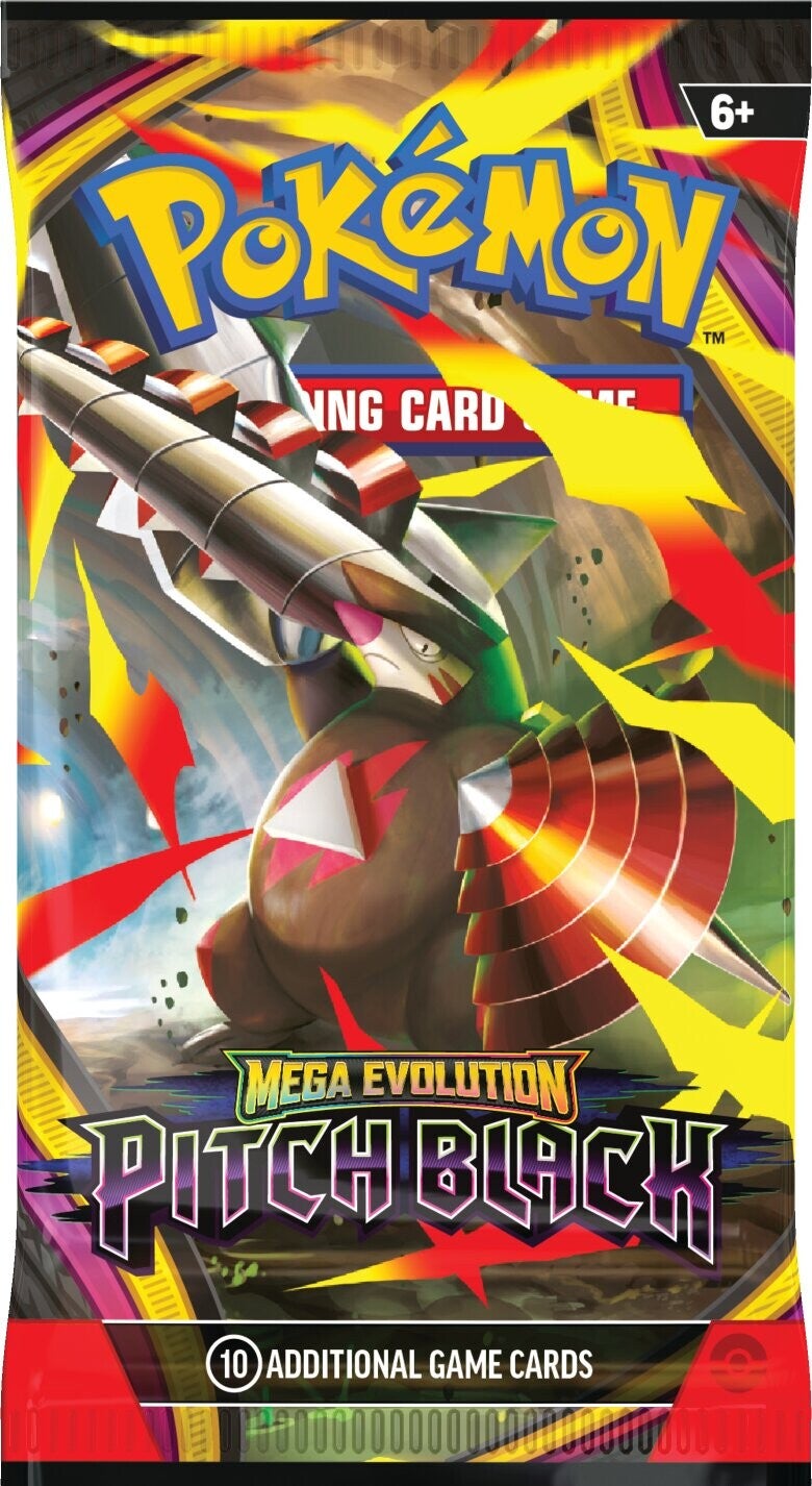 Pokemon Pitch Black Booster Pakke - forside med Mega Excadrill ex