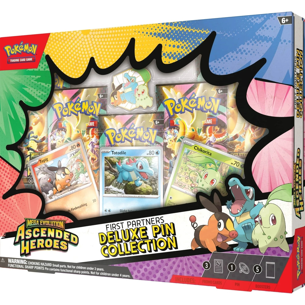 Pokemon Ascended Heroes First Partners Deluxe Pin Collection