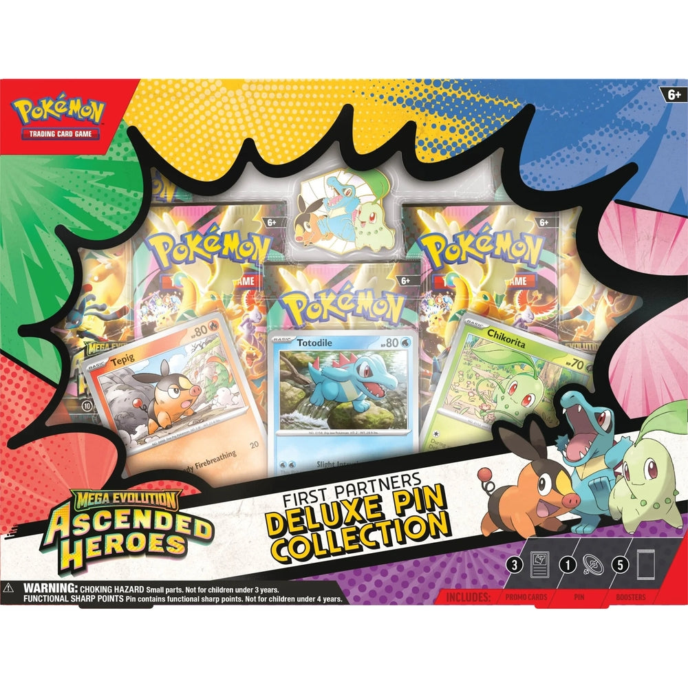 Pokemon Ascended Heroes First Partners Deluxe Pin Collection