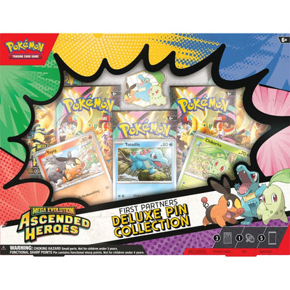 Pokemon Ascended Heroes First Partners Deluxe Pin Collection