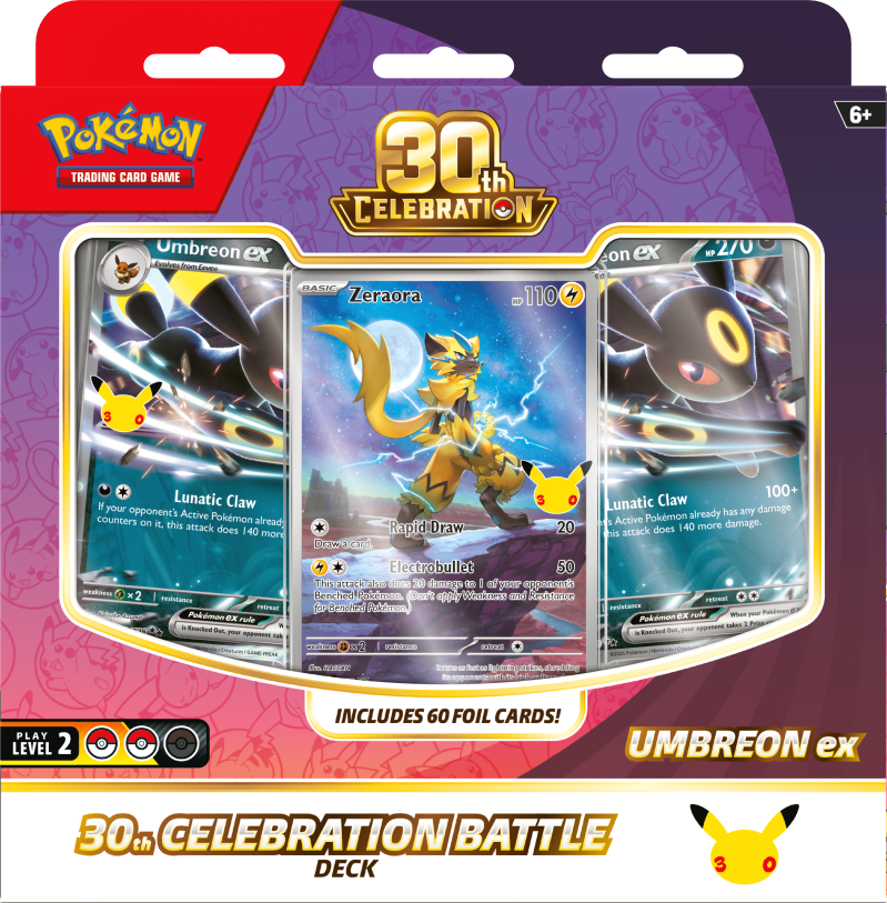 Pokemon 30th Celebration Umbreon ex Battle Deck