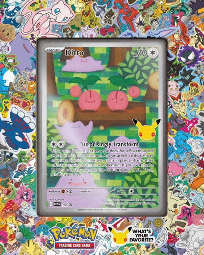 Pokemon 30th Celebration Ditto Premium Collection