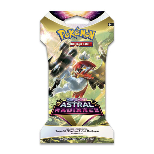 Pokemon Astral Radiance Sleeved Booster Kartong (24 stk) - alternativt pakkemotiv med Hisuian Samurott