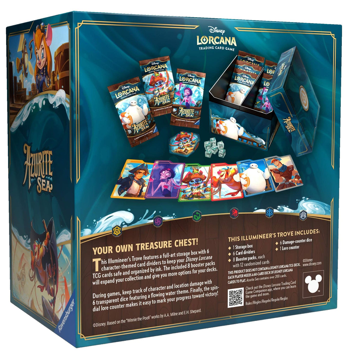 Disney Lorcana Azurite Sea Illumineer's Trove Set