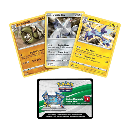 Pokemon Knock Out Collection (Toxtricity, Duraludon & Sandaconda)