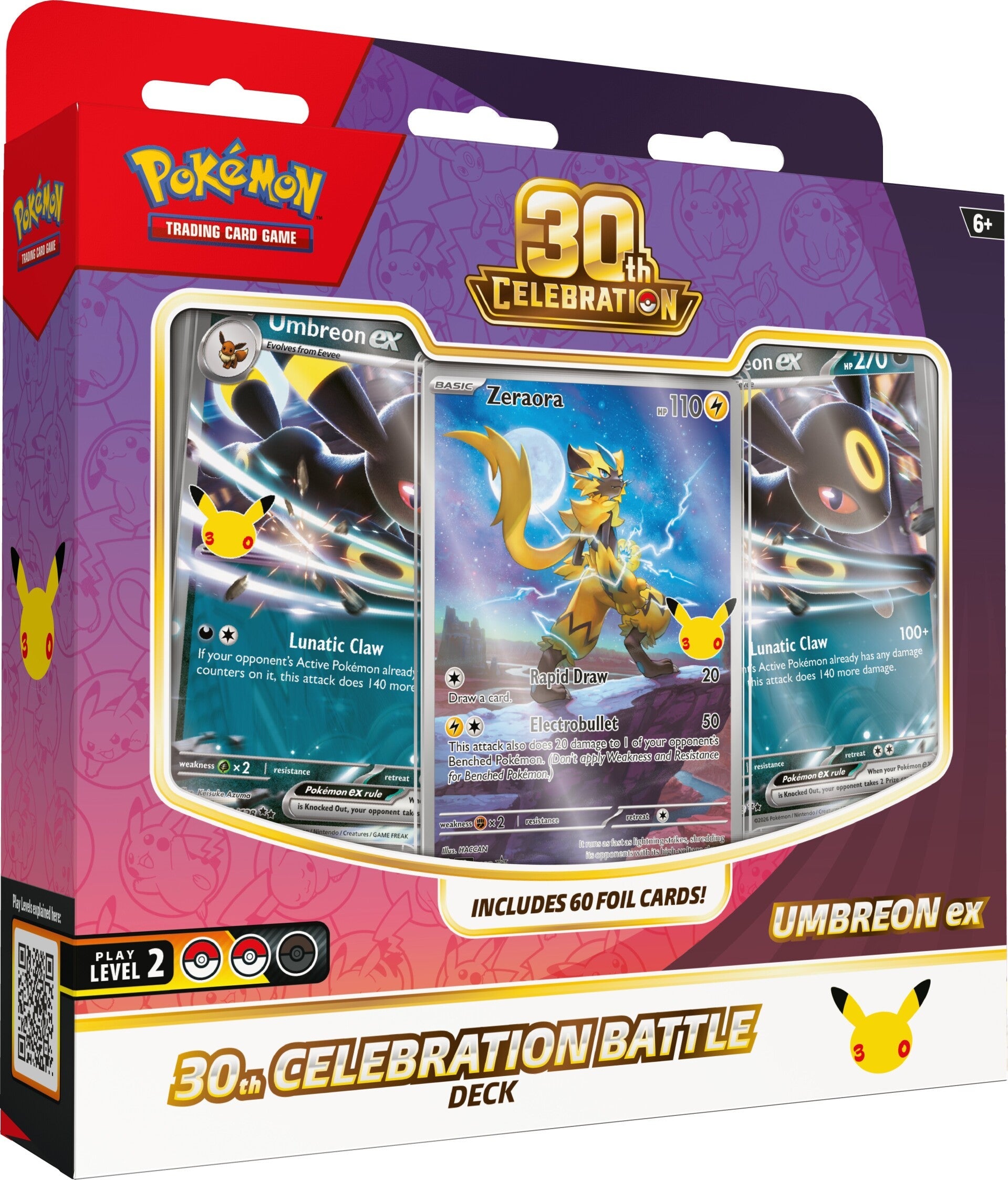 Pokemon 30th Celebration Umbreon ex Battle Deck