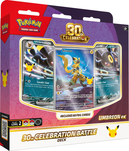 Pokemon 30th Celebration Umbreon ex Battle Deck