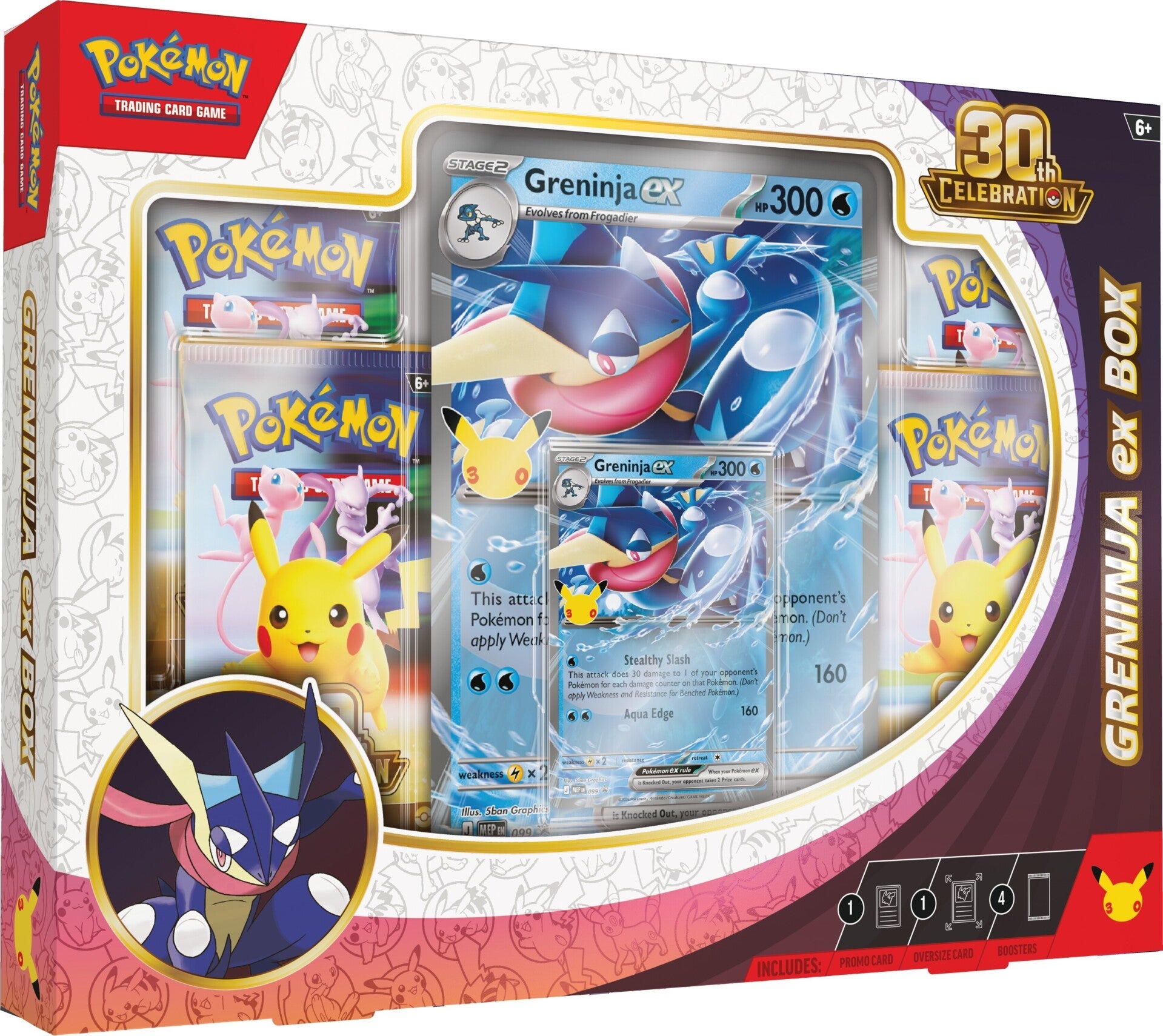 Pokemon 30th Celebration Greninja ex Box