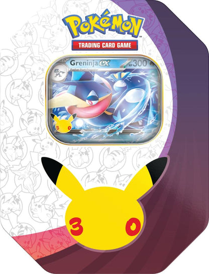Pokemon 30th Celebration Greninja ex Tin