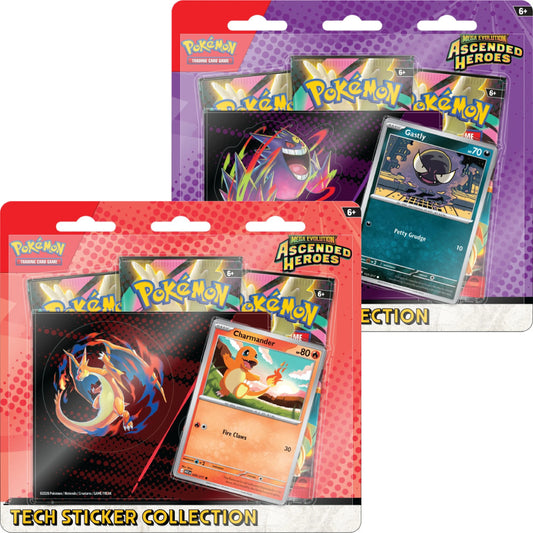 Pokemon Ascended Heroes Tech Sticker Collection Sett