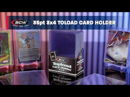 BCW 3x4 Toploader – Standard (25-pakning)