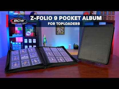 BCW Z-Folio 9-Pocket LX Album Toploaders