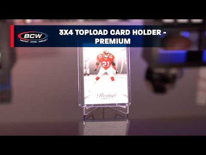 BCW 3x4 Toploader – Premium (25-pakning)