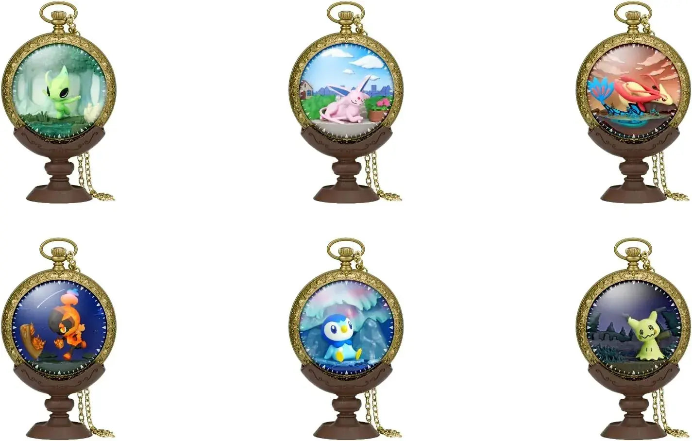 Pokemon Re-ment Kaichu Collection Figurer (6 stk)