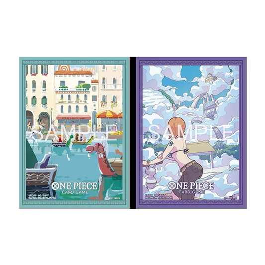 One Piece Official Sleeves Store Edition Vol.7 – begge designene side ved side
