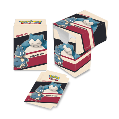 Ultra Pro Pokemon Snorlax & Munchlax Full View Deck Box