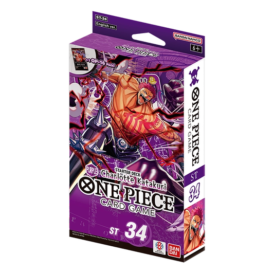 One Piece ST-34 Starter Deck – lilla eske med Charlotte Katakuri klar til kamp
