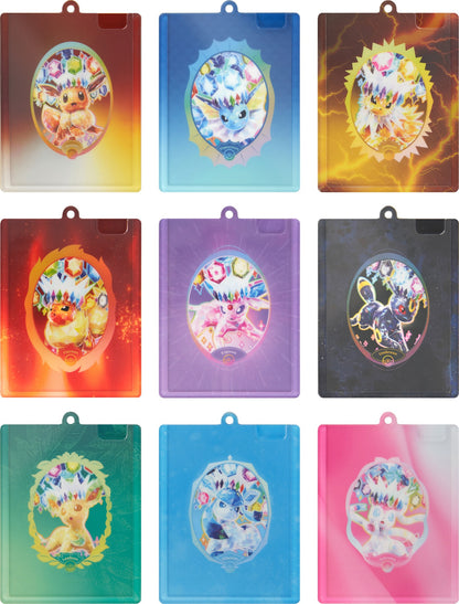 Pokemon Terastal Gathering Kinesisk Display Charm Gift Box – flere av charm-designene i serien