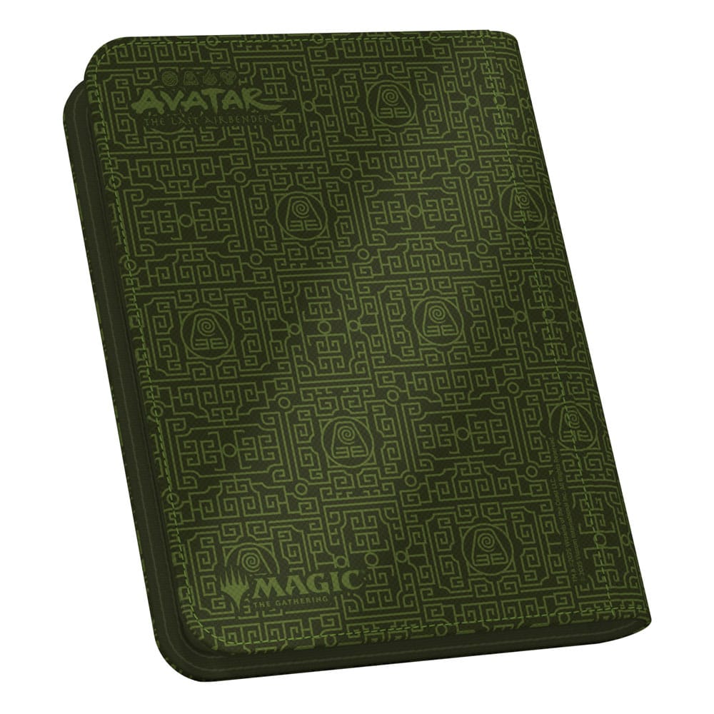 Ultimate Guard Zipfolio 160 - 8 Pocket Xenoskin Album - Avatar: The Last Airbender Green Mana