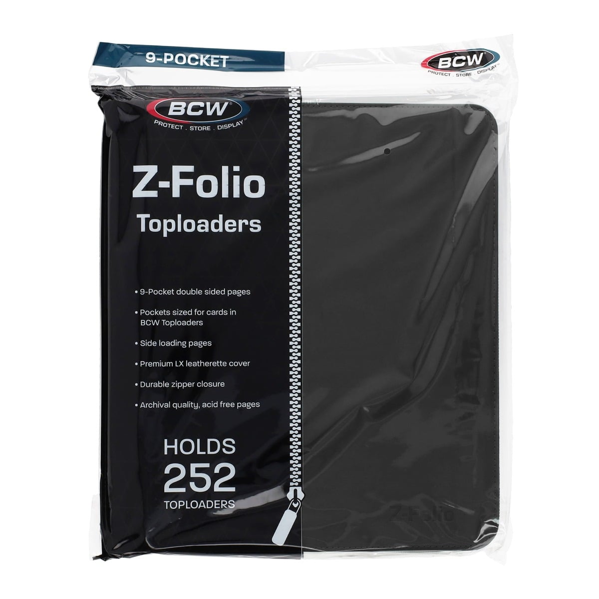 BCW Z-Folio 9-Pocket LX Album Toploaders