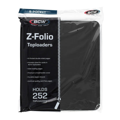 BCW Z-Folio 9-Pocket LX Album Toploaders