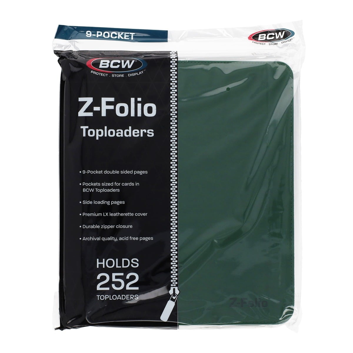 BCW Z-Folio 9-Pocket LX Album Toploaders