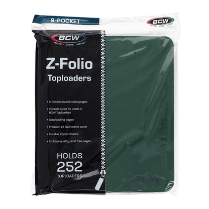 BCW Z-Folio 9-Pocket LX Album Toploaders