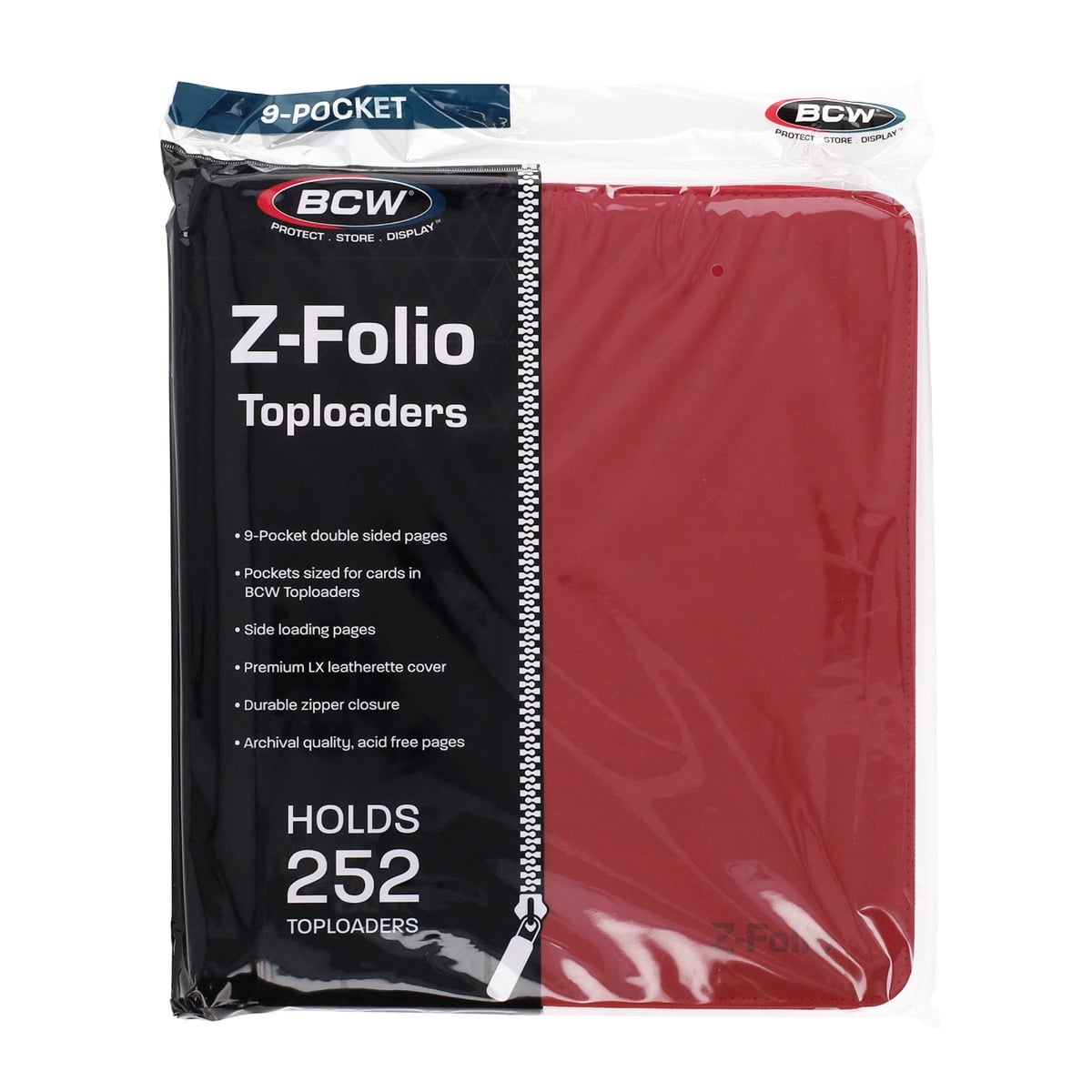 BCW Z-Folio 9-Pocket LX Album Toploaders