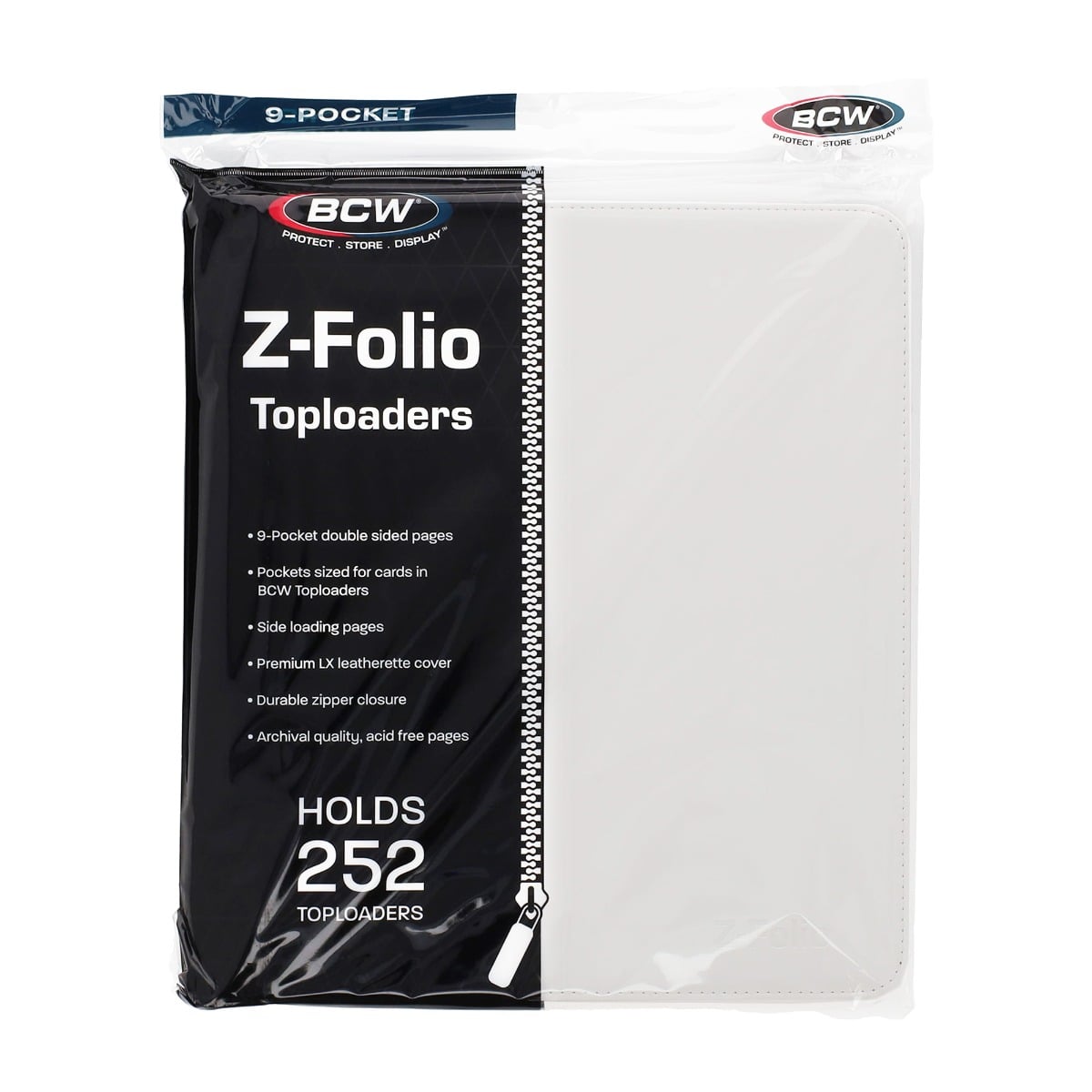 BCW Z-Folio 9-Pocket LX Album Toploaders